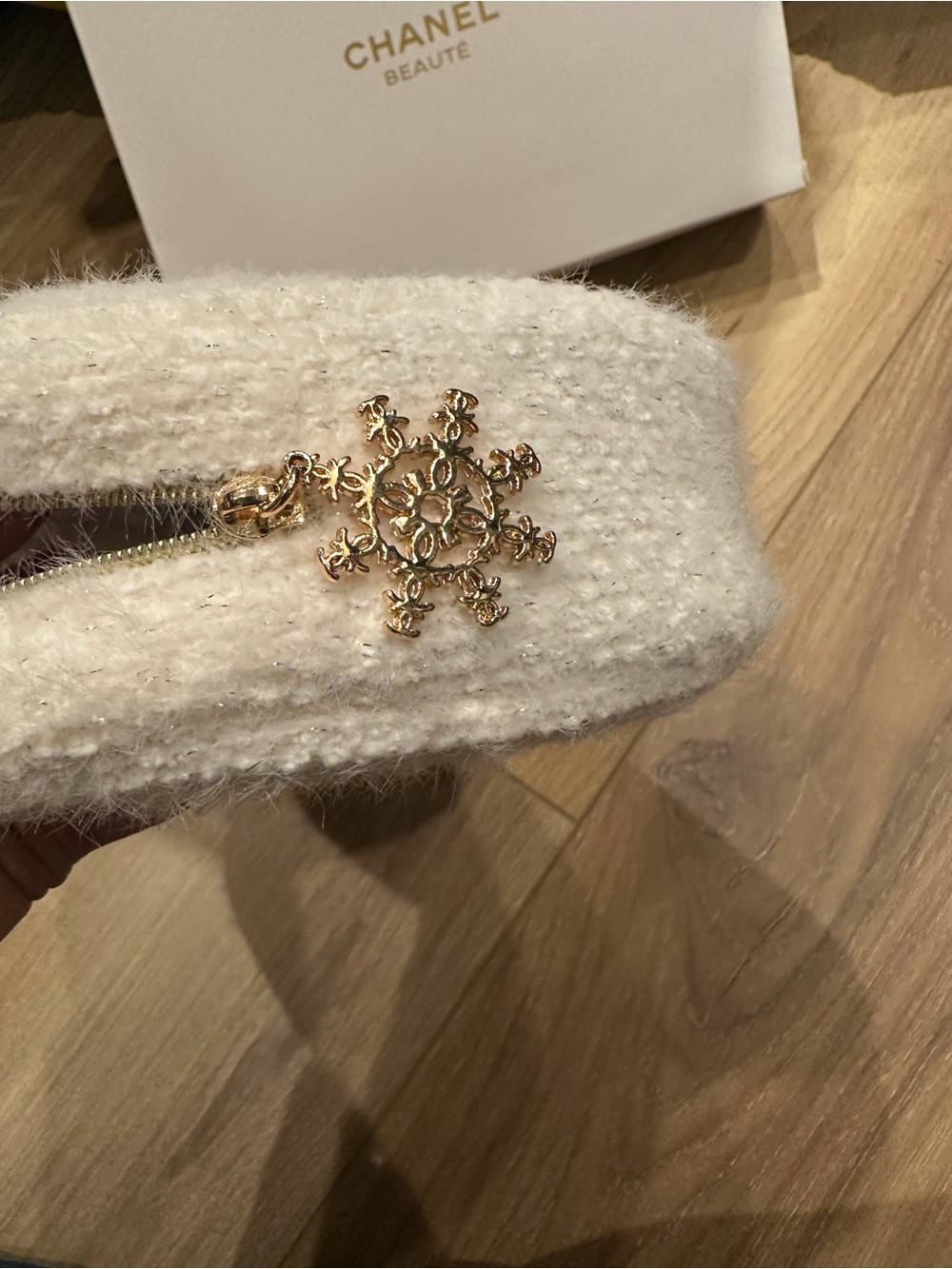 Chanel makeup bag